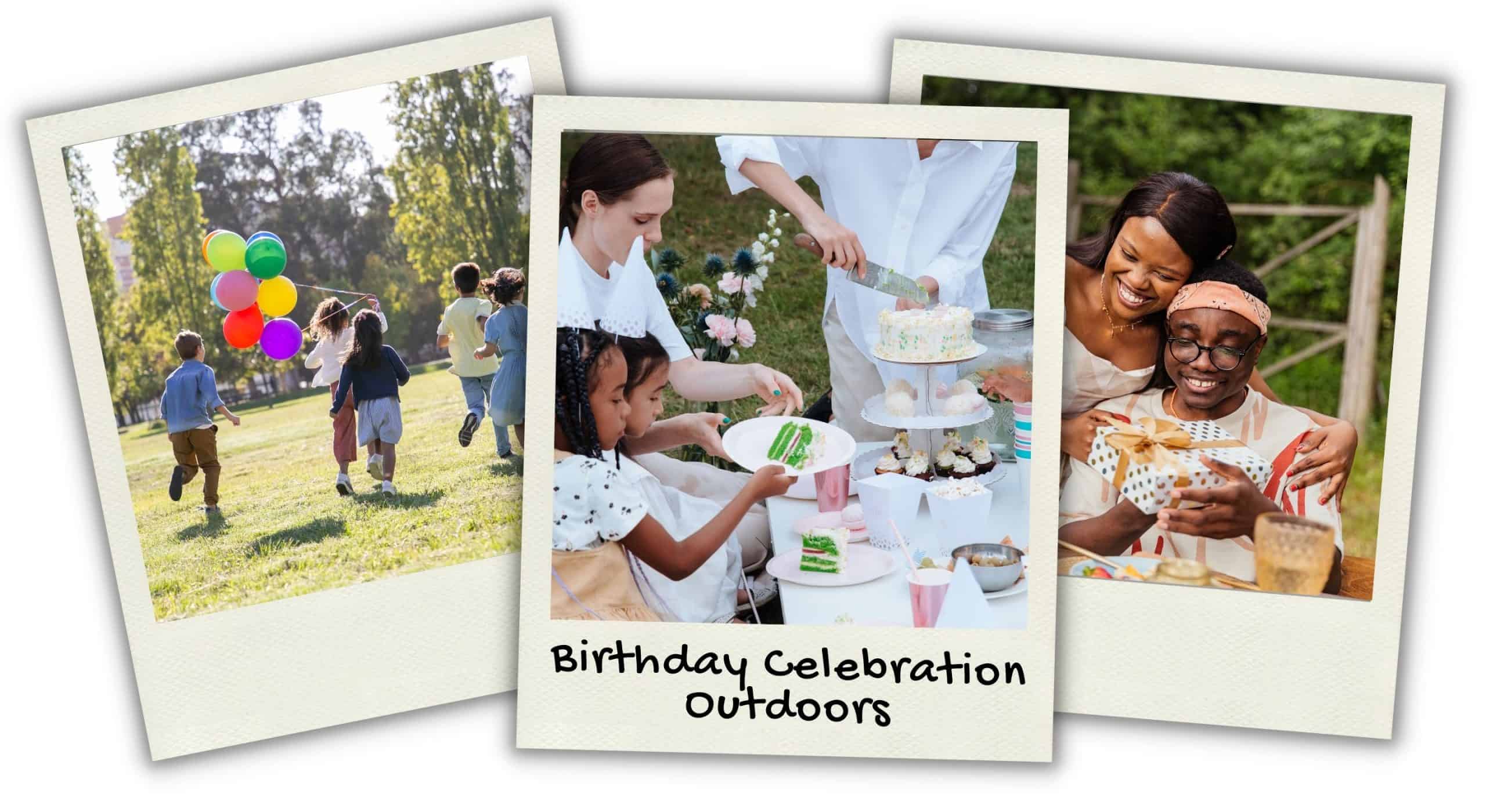 Birthday Celebration Outdoors