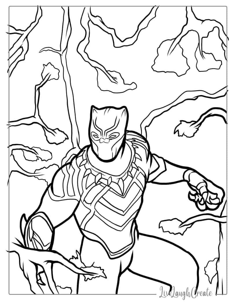20 Black Panther Coloring Pages (Free PDF Printables)