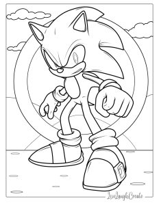 40 Orignal Sonic Coloring Pages (Free PDF Printables)