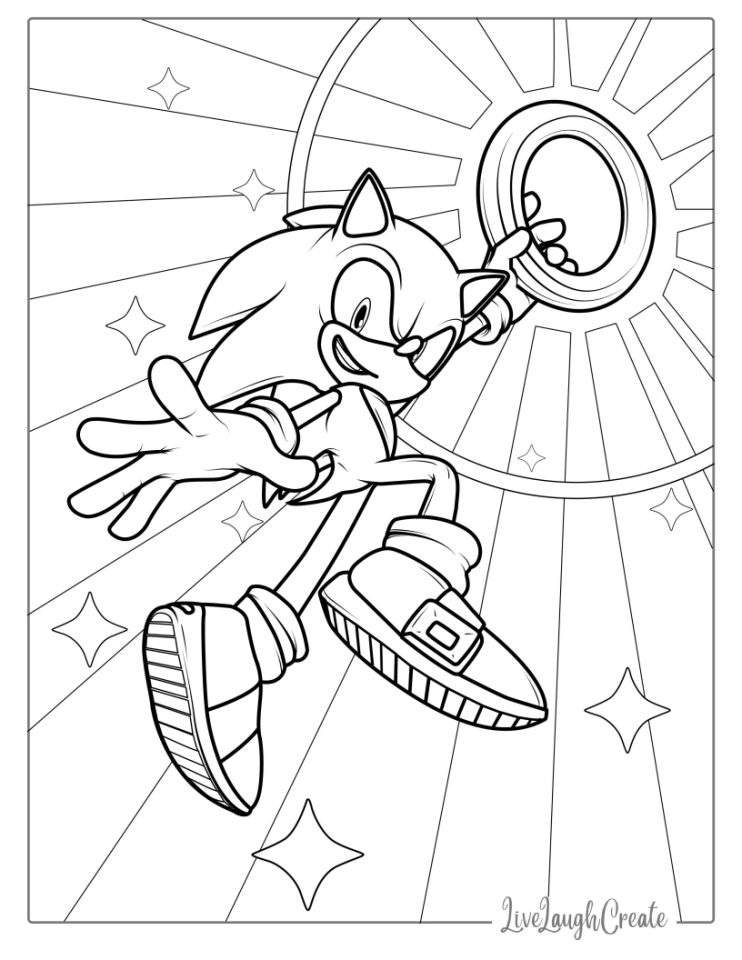 40 Orignal Sonic Coloring Pages (Free PDF Printables)